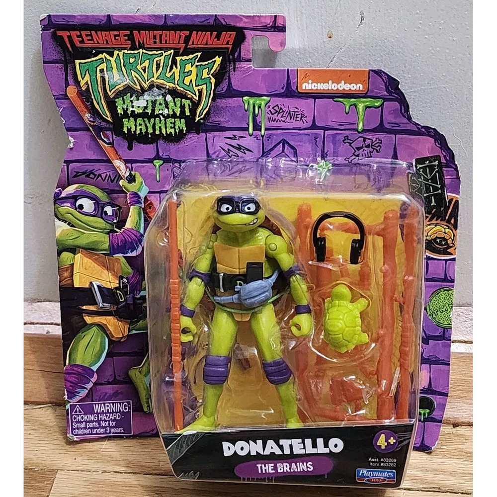 Teenage Mutant Ninja Turtles Donatello Action Figure Mutant Mayhem New